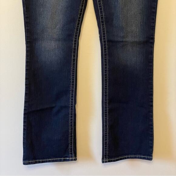 Apt. 9 10 basic dark blue jeans classic casual trendy Bratz bootcut indie sleeze - Picture 3 of 7